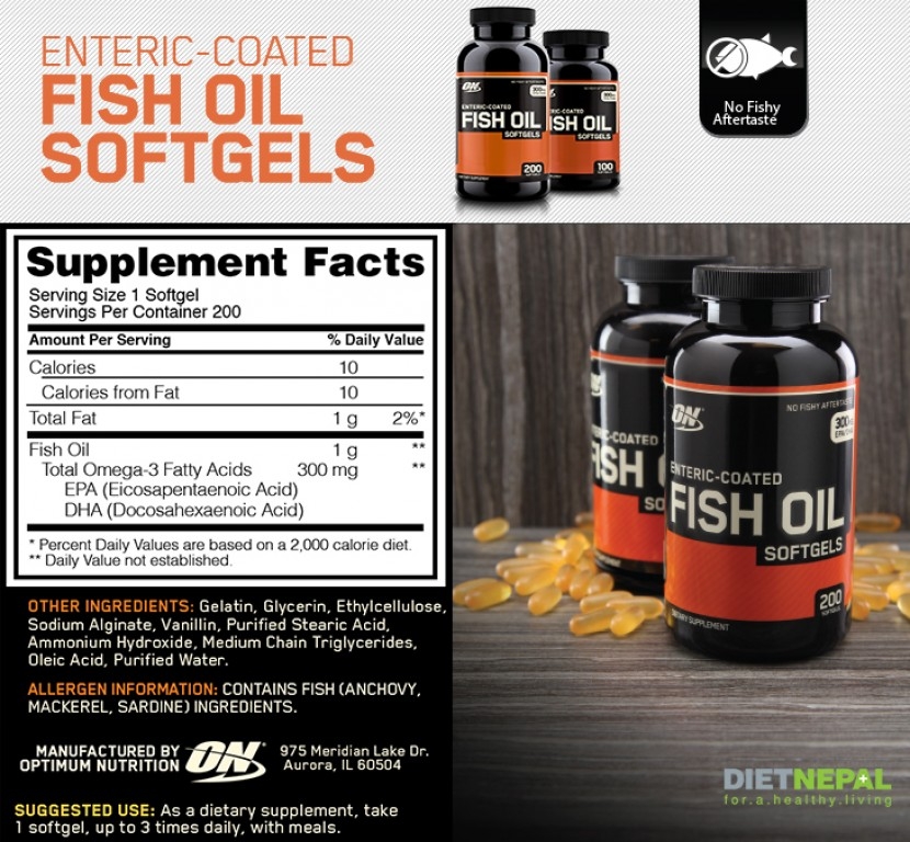 Enteric Coated Fish Oil